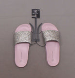 INC International Concepts Women's Glitter Pool Slides