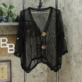 Nina Leonard Women's Plus Size Coconut Button Bolero Cardigan With Tank