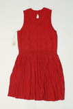 A New Day Women's Textured Sweater Sleeveless Dress Red XL