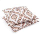 Lacourte Chauncey SET OF 2 Feather Filled Throw Pillows Terracotta 20 X 20