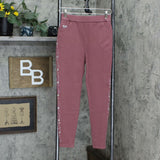 Quacker Factory Short Slim Leg Embellished DreamJeannes Leggings