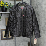 Levi's Men's Faux Leather Quilted Trucker Jacket