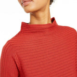 Eileen Fisher Women's Petite Wool Funnel Neck Sweater
