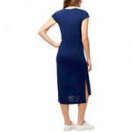Jessica Simpson Women's Cap Sleeve Side Slit Midi Dress