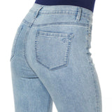 DG2 by Diane Gilman Women's Cropped Skinny Jeans With Studded Side Gusset