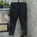 Good American Women's Good Legs Coated Ankle Skinny Jeans