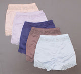 Rhonda Shear Women's 5 Pack Pin-Up Tap Panties With Lace Trim