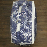 Martha Stewart Diamond Coast 4-Piece Comforter Set Navy Blue Twin / Twin XL