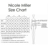ORIGINAL Nicole Miller Women's Cap Sleeve V-Neck Popover Top
