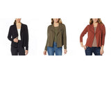 G by Giuliana Women's Jet Set French Terry Moto Jacket