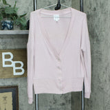 Hippie Rose Women's Juniro Fit Snap Front Hacci Cardigan Mauve Blossom XL