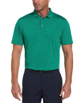 Pga Tour Men's Feeder Stripe Performance Golf Polo Shirt