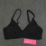 Xhilaration Women's Smocked Bralette Bikini Top