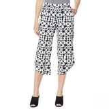 Comfort Code by Cuddl Duds Women's Capri Pants With Asymmetric Hem