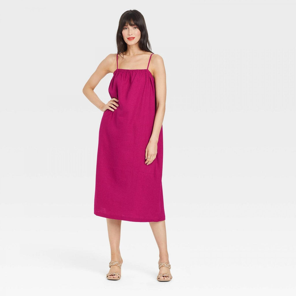 A New Day Women's Easy Linen Tank Dress Biggybargains A New Day Women's Easy Linen Tank Dress Biggybargains