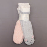 Jane and Bleecker Women's 2 Pack Sherpa Lined Slipper Socks