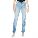 DG2 by Diane Gilman Women's Classic Stretch Artwork Printed Jeans
