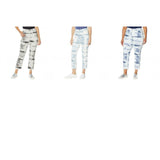 DG2 by Diane Gilman Women's Plus Classic Stretch Tie Dye Straight Cropped Jeans