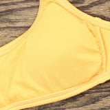 Xhilaration Women's Ribbed Halter Bralette Bikini Top