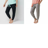 AnyBody Women's Plus Size Cozy Knit Side Ribbed Jogger Pants