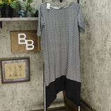 Cuddl Duds Women's Flexwear Elbow-Sleeve Rainbow Hem Lounge Dress