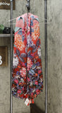 Echo Women's Tasseled Floral Oblong Scarf