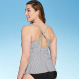 Kona Sol Women's Peplum Tankini Top