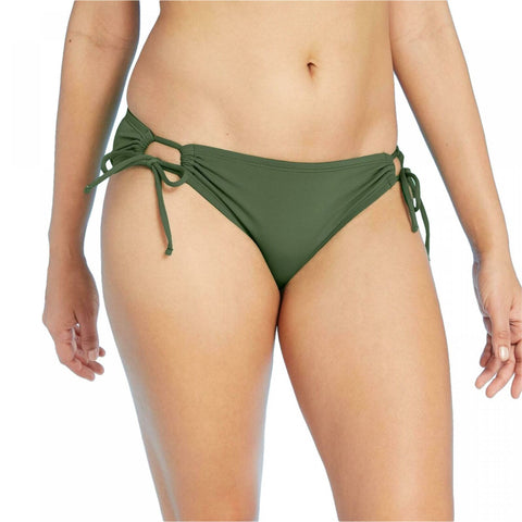 Kona Sol Women's Medium Coverage Keyhole Hipster Bikini Bottom