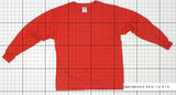 Gildan NEW Ultra Cotton Youth Long Sleeve T-Shirt Tee Red Large 03203