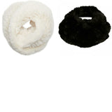 Steve Madden Women's Knit Faux Fur Infinity Scarf