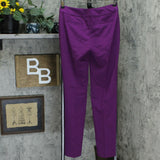 Bar III Women's Stretch Flare Leg Dress Pants. Boysenberry Purple