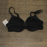 Auden Women's Everyday Lightly Lined Demi T-Shirt Bra GPR23 Black 34B
