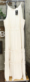 Curations Women's Plus Size Maxi Dress With Lace Trim