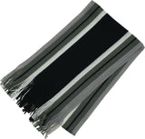 ZUZIFY Men's Striped Long Knit Winter Scarf. ZUZ0012