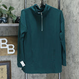 Cuddl Duds Women's Comfortwear Half Zip Pullover Sweatshirt