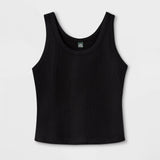 Wild Fable Women's Ribbed Cropped Tank Top