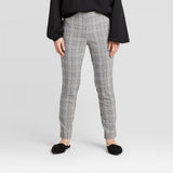 A New Day Women's Plaid High-Rise Skinny Pants 564737