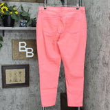 DG2 by Diane Gilman Women's Virtual Stretch Skinny Jeans. Coral 16