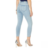 Skinnygirl Women's High Rise Skinny Ankle Jeans