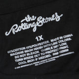 The Rolling Stones Womens Plus Size Varsity Long Sleeve Graphic T-Shirt Black 1X