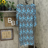 NWT INC International Concepts Womens Petite Geo-Print Wrap Dress. 100056707P PL