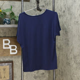 IMAN Women's City Chic 2 Pack of T-Shirts and Necklace