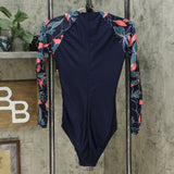 All In Motion Women's Long Sleeve One Piece Rashguard Swimsuit