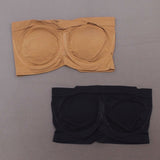 Rhonda Shear 2 Pack Women's Underwire Bandeau Bras With Removable Pads