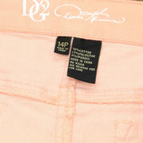 DG2 by Diane Gilman Petite Floral Fray-Hem Ankle Jeans Blush 14P