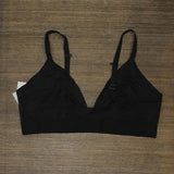 Auden Women's Unlined Triangle Bralette Black L