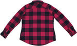 Orvis Women's Snap Front Fleece Lined Flannel Shirt Jacket