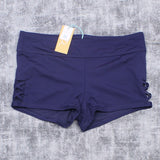 NWT Kona Sol Women's Strappy Side Swim Shorts. AFG65B Small
