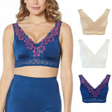 Rhonda Shear 3 Pack Betty Pin-Up Bras with Pads and Adjustable Back Darks 1X