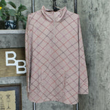 Cuddl Duds Women's Comfortwear Half Zip Pullover Sweatshirt